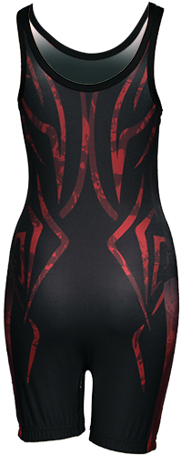 Women's Red Fire Singlet