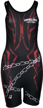 Women's Red Fire Singlet