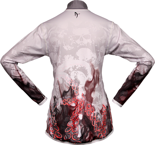 White Skull Quarter-zip