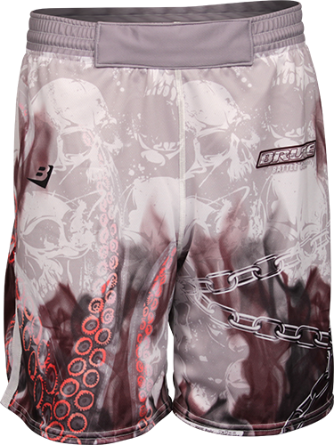 Women's White Skull Competition Short