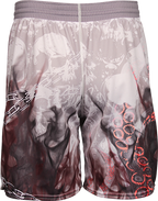 Women's White Skull Competition Short