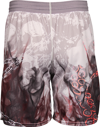 Women's White Skull Competition Short