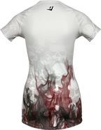 Women's White Skull Compression Shirt