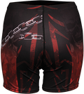 Women's Red Fire Compression Short