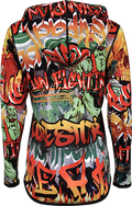 Wrestling Graffiti Camo Hoodie Men's