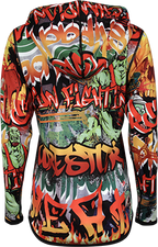 Wrestling Graffiti Camo Hoodie Men's