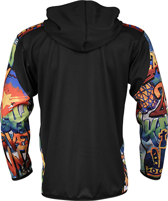 Basketball Graffiti Sleeve Hoodie Women's