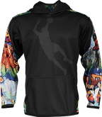 Basketball Graffiti Sleeve Hoodie Women's