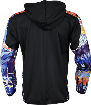 Hockey Graffiti Sleeve Hoodie