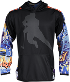 Hockey Graffiti Sleeve Hoodie