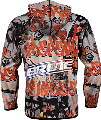 Biker Graffiti Camo Hoodie