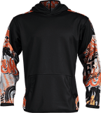 Biker Graffiti Sleeve Hoodie