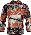 Biker Graffiti Camo Hoodie