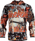 Biker Graffiti Camo Hoodie