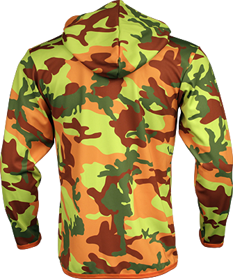 Fluorescent Camo Hoodie Women's