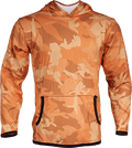 Orange Fluorescent Camo Hoodie Men's