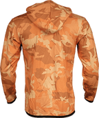 Orange Fluorescent Camo Hoodie Men's
