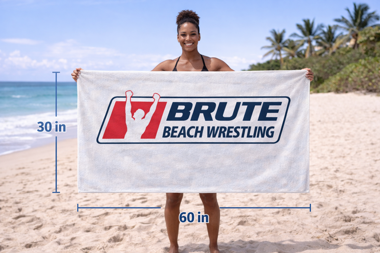 Brute Beach Towel