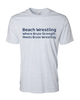 Men's Beach Wrestling T-shirts Gray