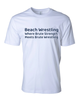 Men's Beach Wrestling  T-shirts White