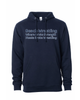 Men's Beach Wrestling Hoodie Brute Logo Neck Navy
