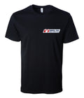 Men's T-shirts Front Chest Logo Black