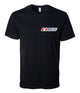 Men's T-shirts Front Chest Logo Black
