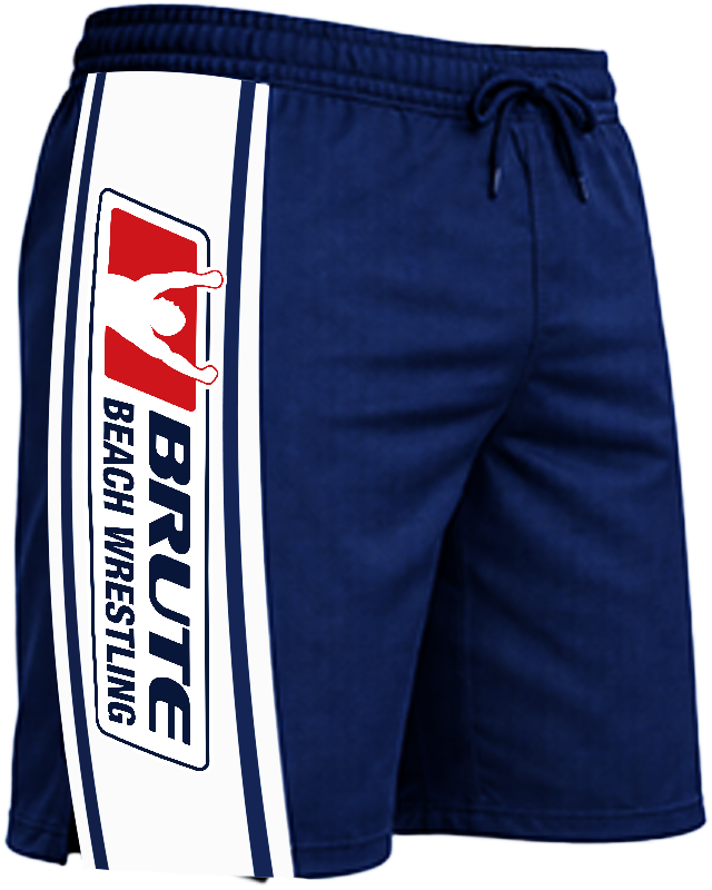 Blue Brute Shorts By Brute Beach Wrestling