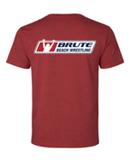 Men's Wrestling Beach T-shirts Red
