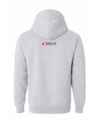 Men's Beach Wrestling Hoodie Brute Logo Neck Gray