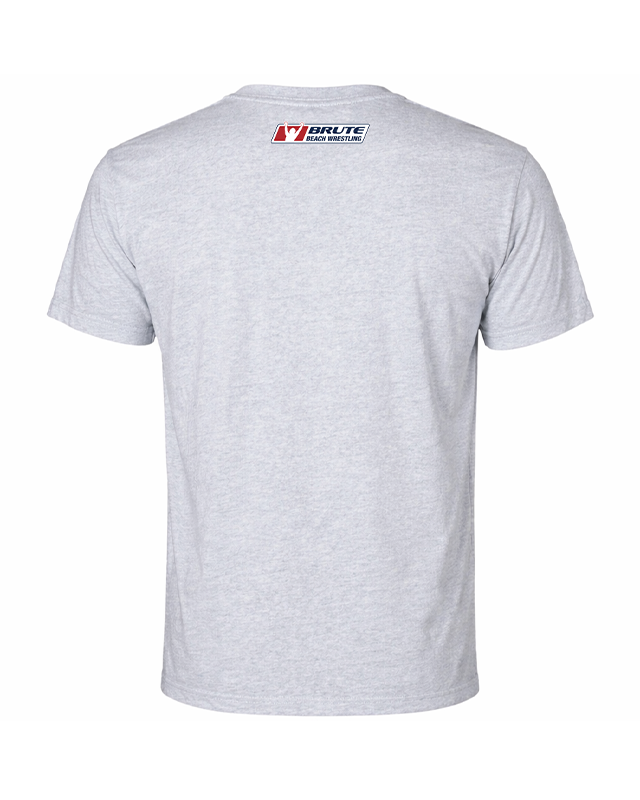 Men's Beach Wrestling T-shirts Gray