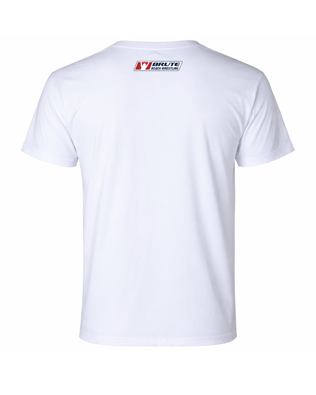 Men's Beach Wrestling  T-shirts White