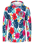 White Tropical Floral Rashguard