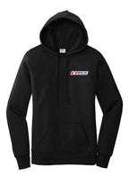 LPC78H - Port & Co™ Women's Core Fleece Pullover Hooded Sweatshirt Black
