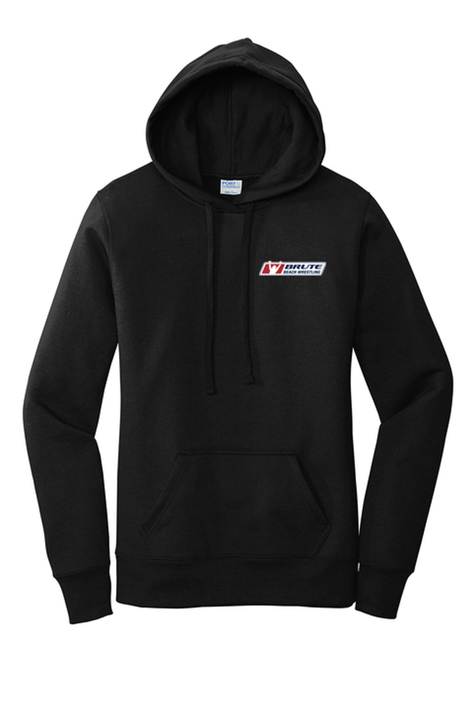 LPC78H - Port & Co™ Women's Core Fleece Pullover Hooded Sweatshirt Black
