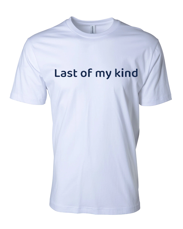 Men's Last Of My Kind T-shirts Brute Logo White