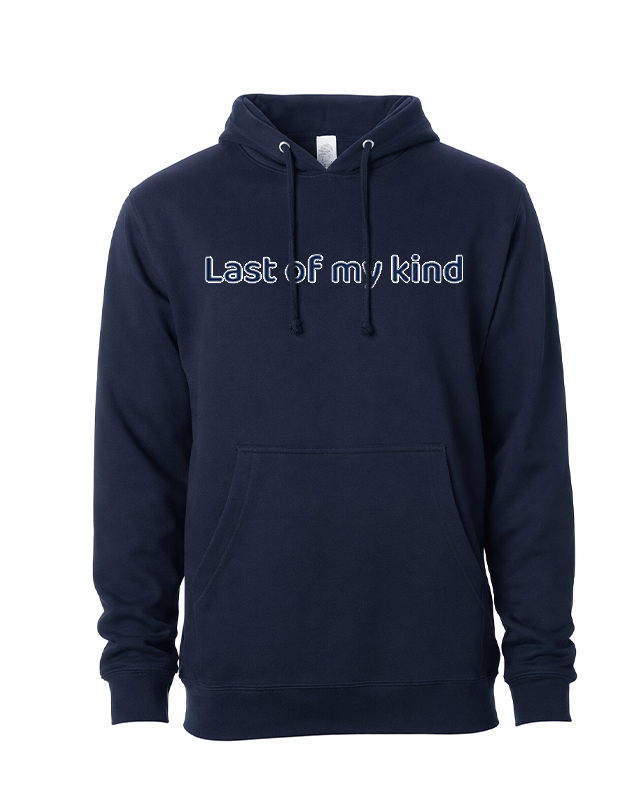 Men's Last of My Kind Hoodie Brute Logo Navy