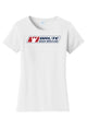 Women's T-shirts Front Logo White