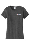 Women's T-shirts Front Chest Logo Gray