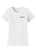 Women's T-shirts Front Chest Logo White