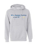 Sunny Weather Men's Beach Wrestling Hoodie Gray