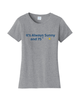 Sunny Weather Women's Beach Wrestling T-shirt Gray