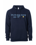 Sunny Weather Men's Beach Wrestling Hoodie Navy