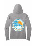 Tour of America Beach Wrestling Women's Hoodie Gray