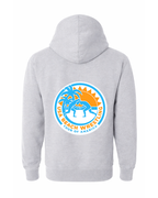 Tour of America Men's Beach Wrestling Hoodie Gray