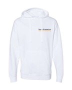 Tour of America Men's Beach Wrestling Hoodie White