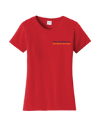 Tour of America Beach Wrestling T-shirt Red