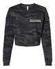 Tour of America Women's Crop Crew Navy