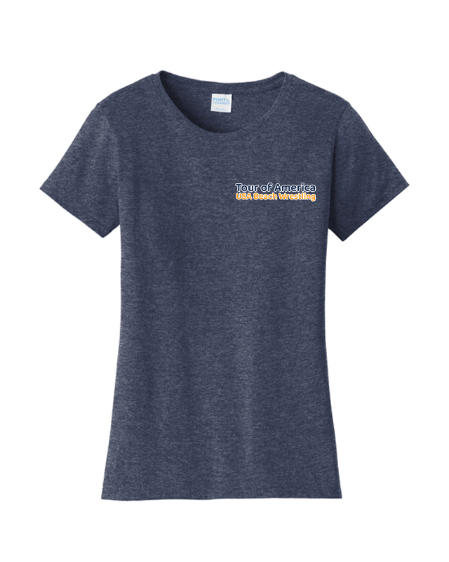 Tour of America Beach Wrestling T-shirt Navy
