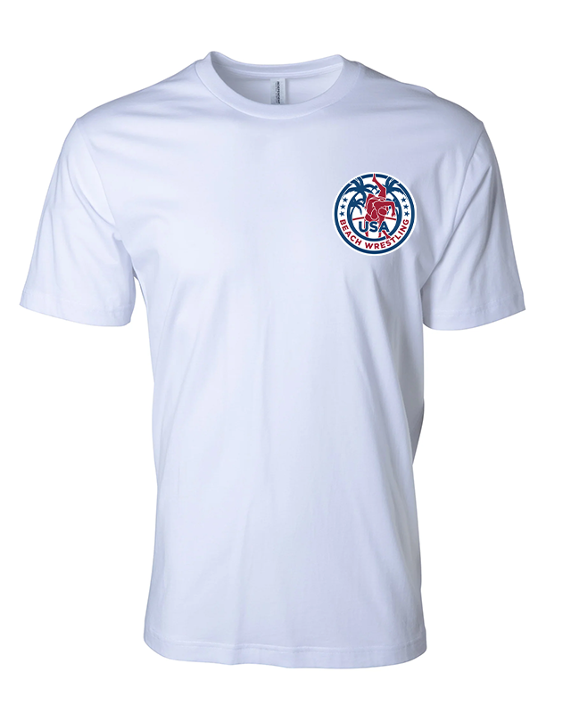 USA Beach Wrestling Men's T-shirt White
